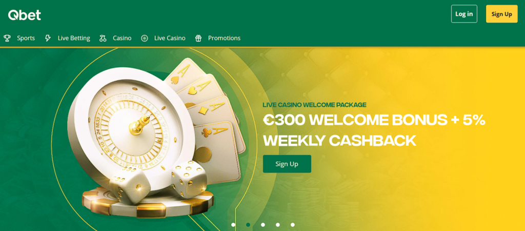 € 300 welcome bonus + 5%